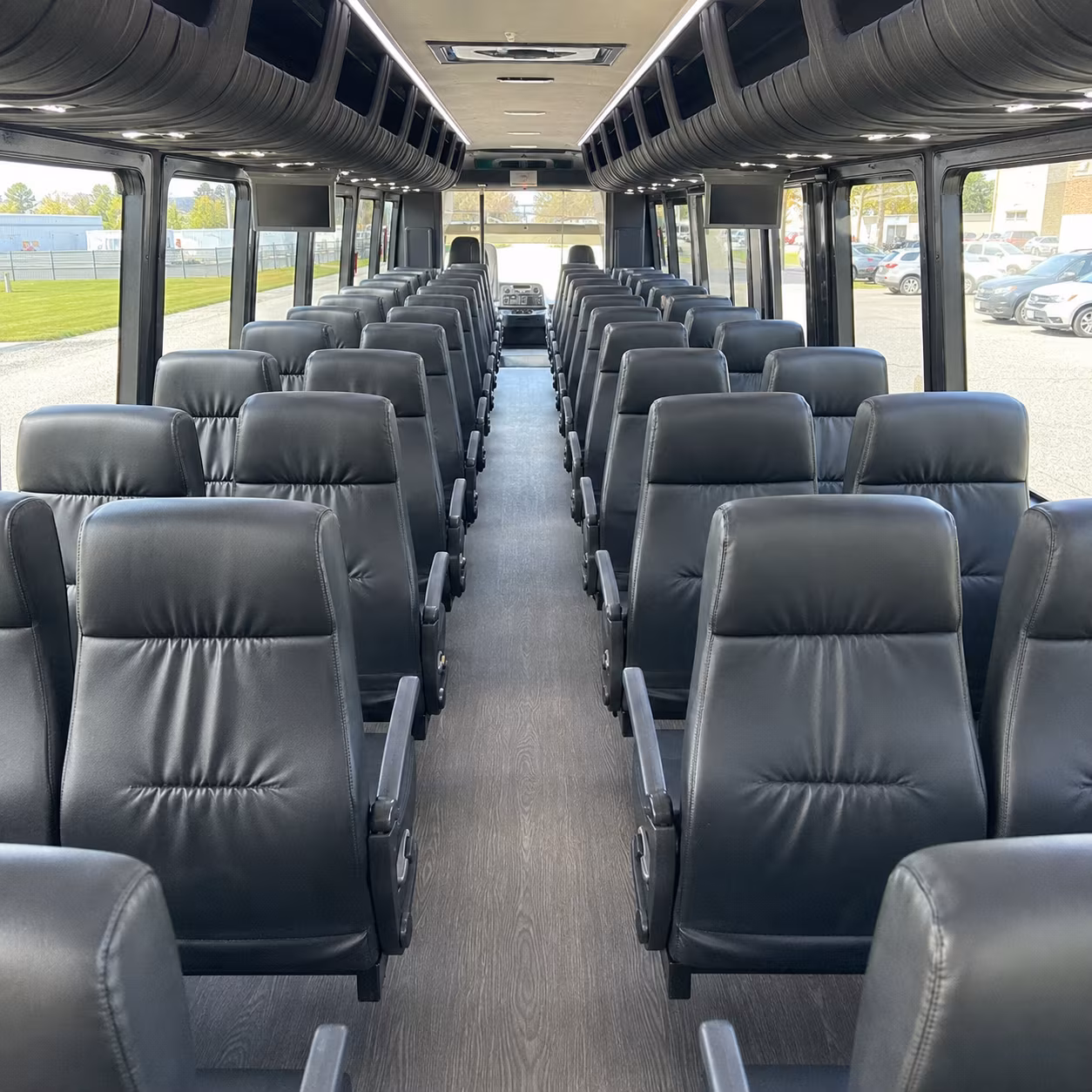 sandy airport transportation onboard seating