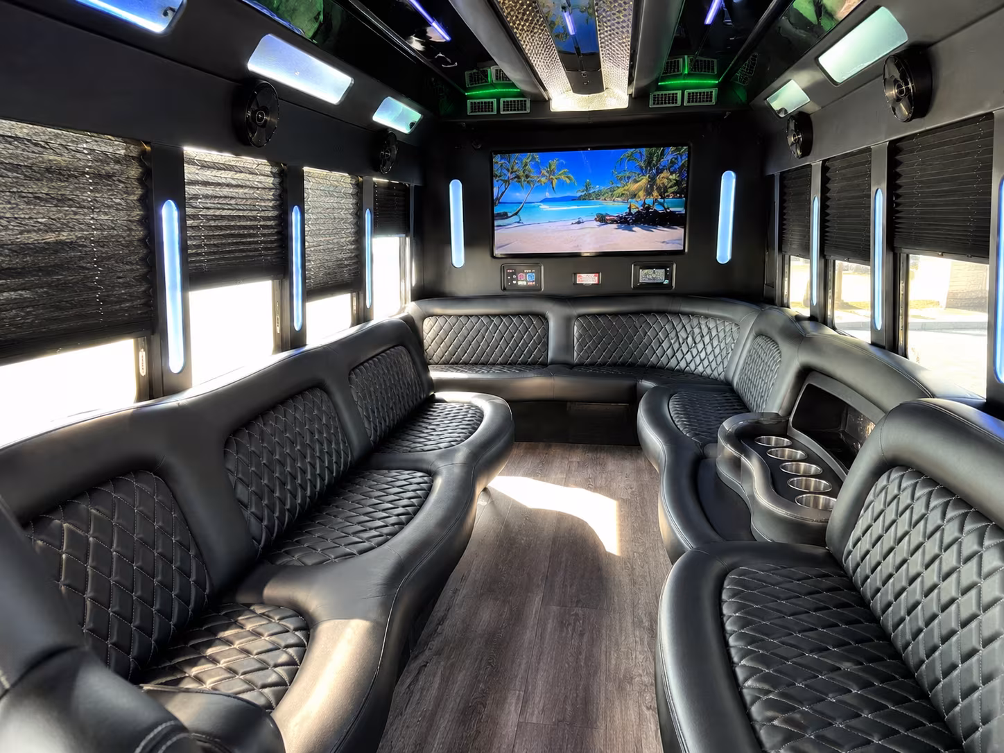 sandy bachelor bachelorette party bus rental