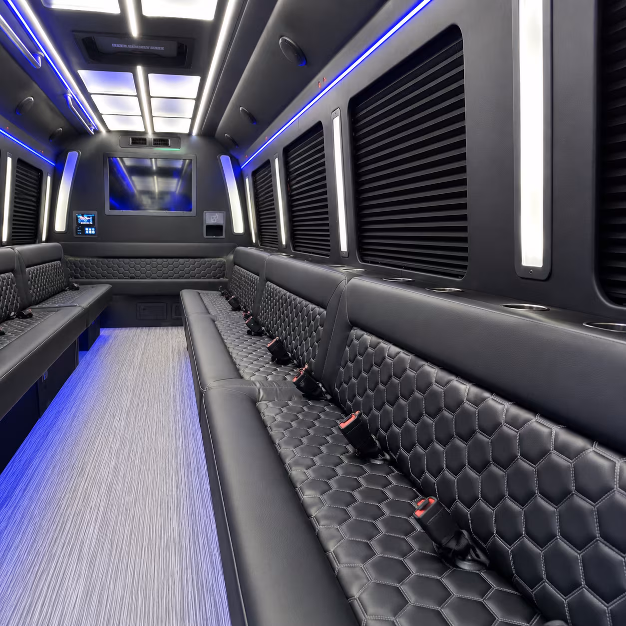 sandy night out party bus rental