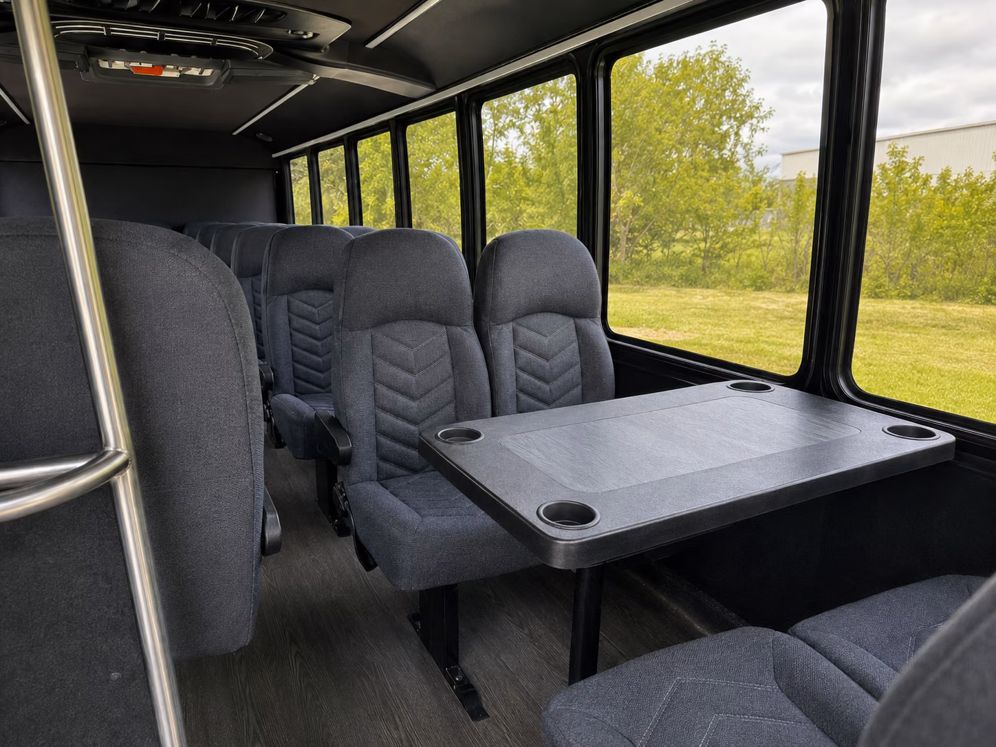 sandy private event transportation onboard seating