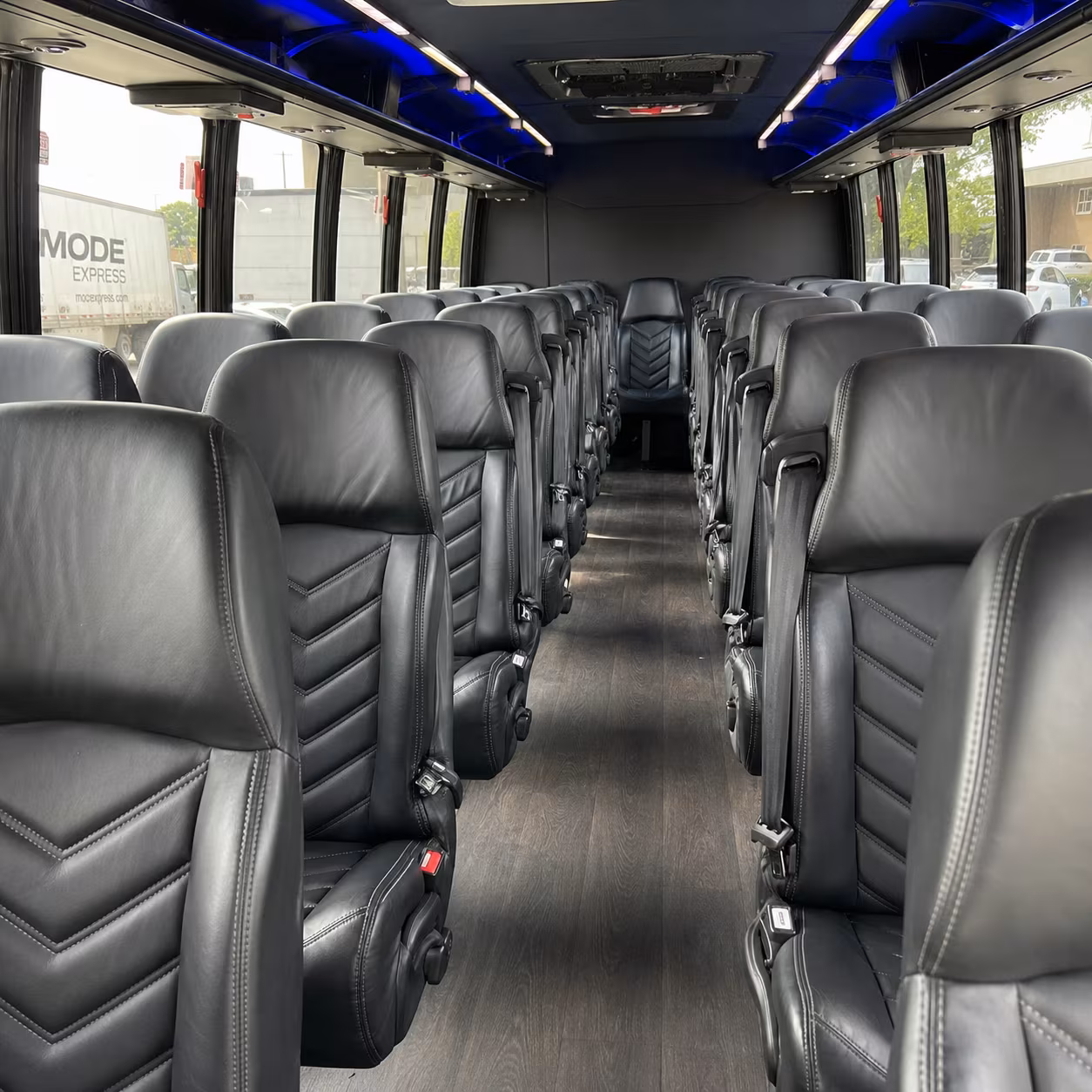 sandy religious group transportation onboard seating